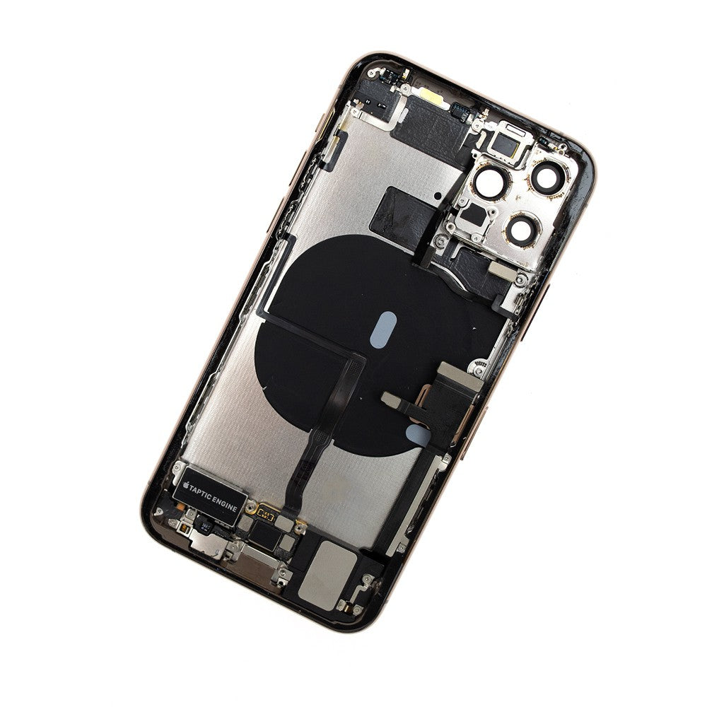 Rear Housing with Full Set Parts for iPhone 11 Pro-Matte Gold (Purple) Rear Housing with Full Set Parts for iPhone 11 Pro-Matte Gold (Purple)